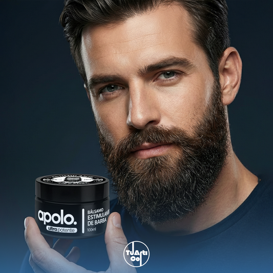 Balsamo Estimulante De Barba Apolo: Barba más densa, fuerte y saludable
