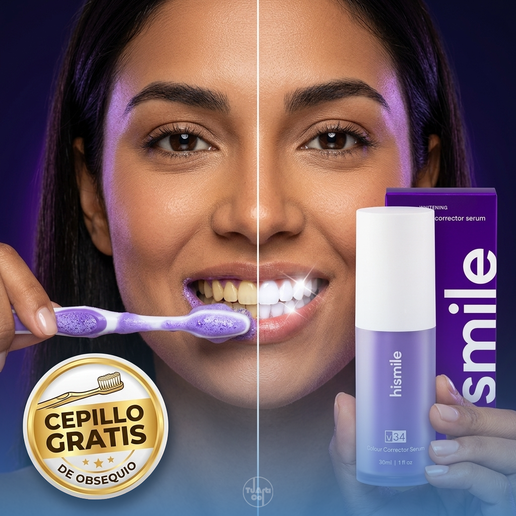 Hismile V34: Tu sonrisa se ve opaca porque ninguna pasta ataca el amarillo